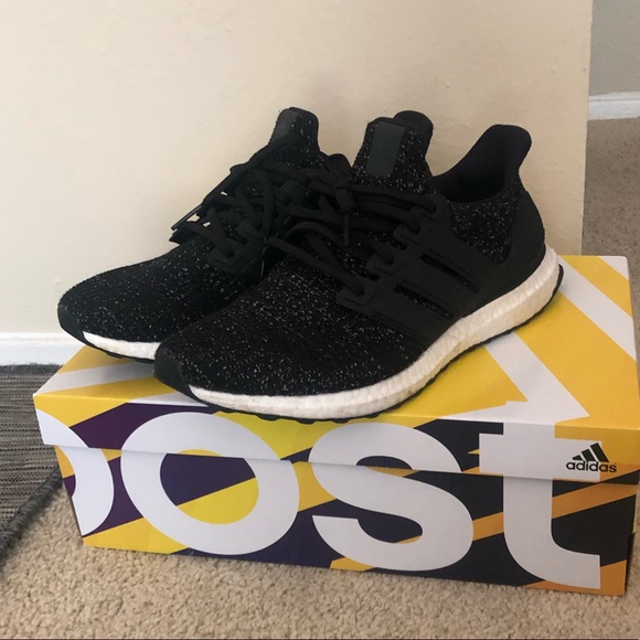 black and white speckled ultra boost